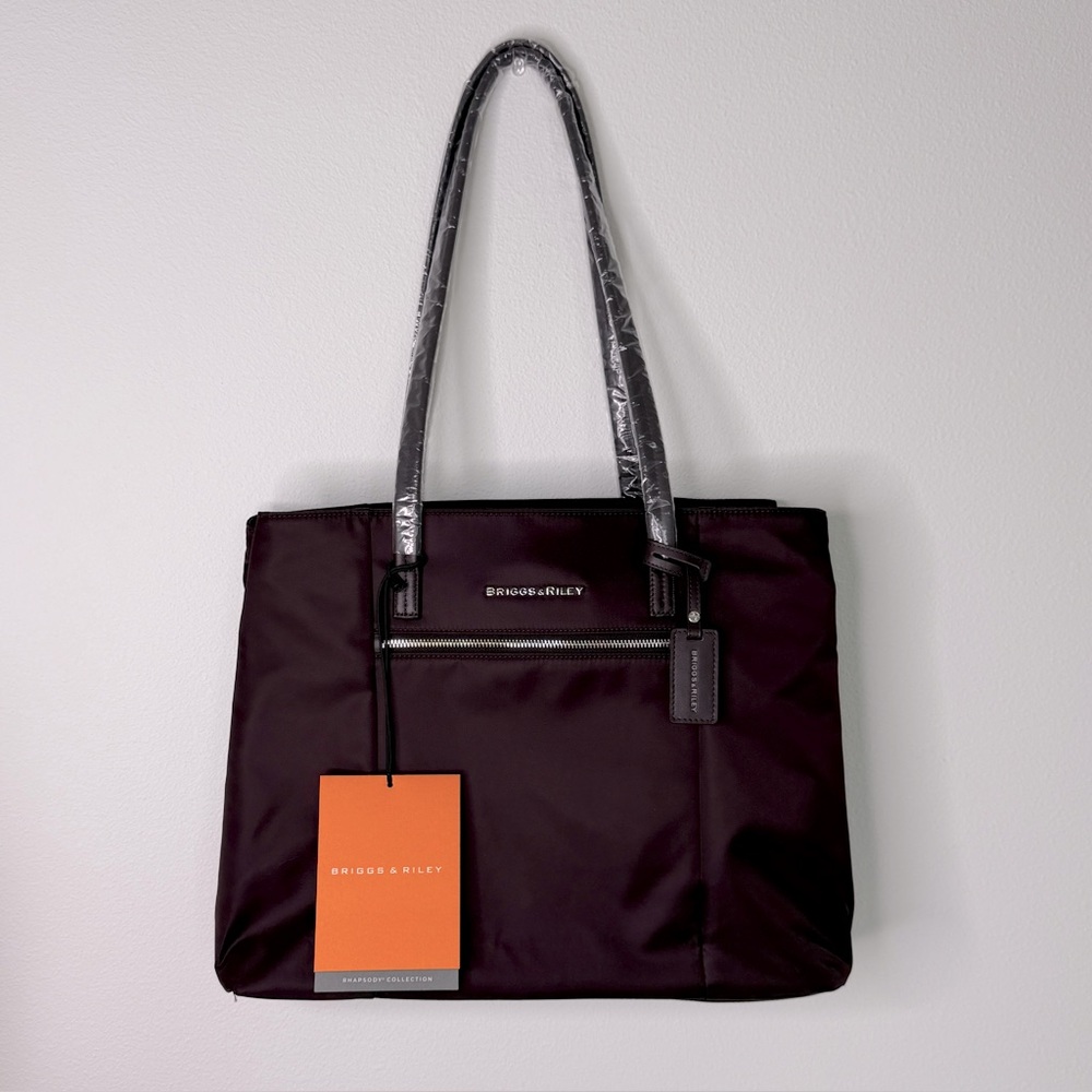 NWT BRIGGS & RILEY PLUM RHAPSODY COLLECTION Essential Travel Tote Bag